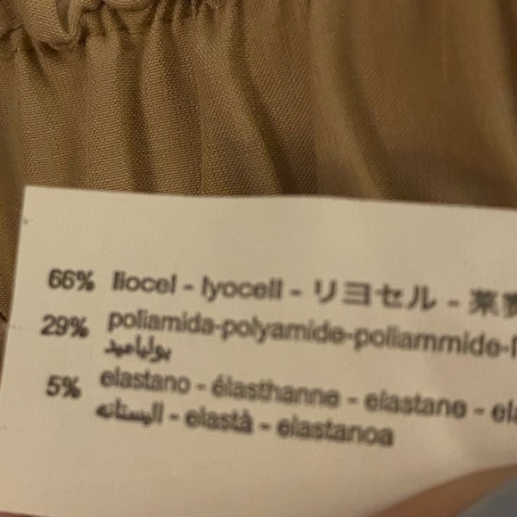 NWT Zara Tan Bubble Mini Skirt Size Medium - Picture 5 of 5